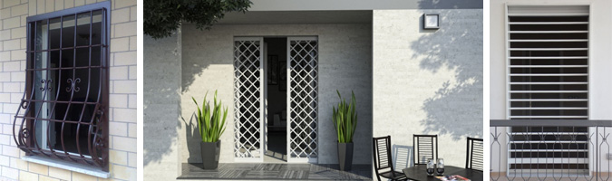 Grate o inferriate per garantire la sicurezza in casa. Sicurezza per finestre