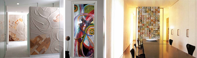 Porte artistiche e decorate