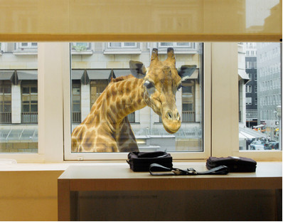 Decorazione per vetro: Giraffa